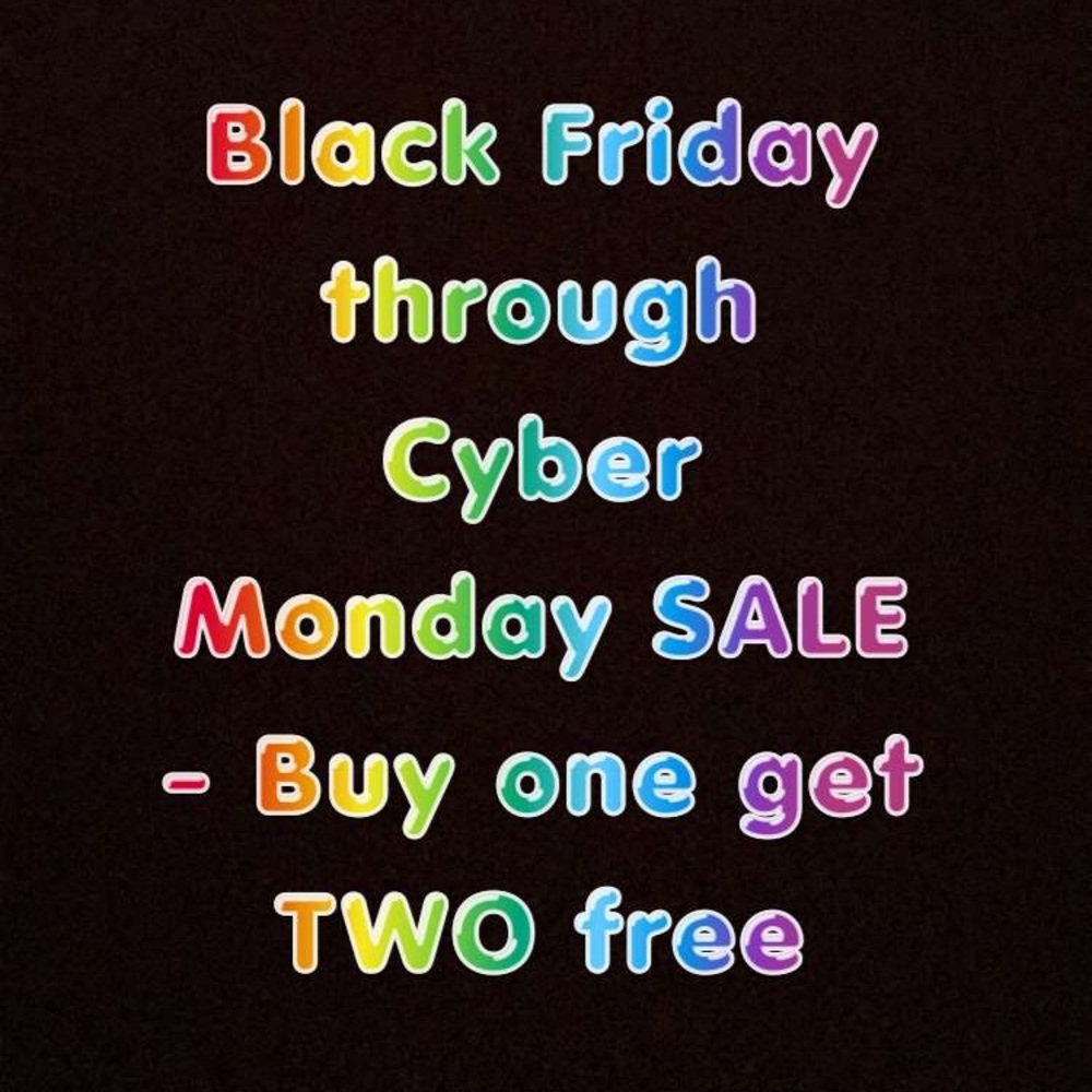 BUY ONE GET TWO FREE sale ! ❤️💚💜💛💙🧡🎉
